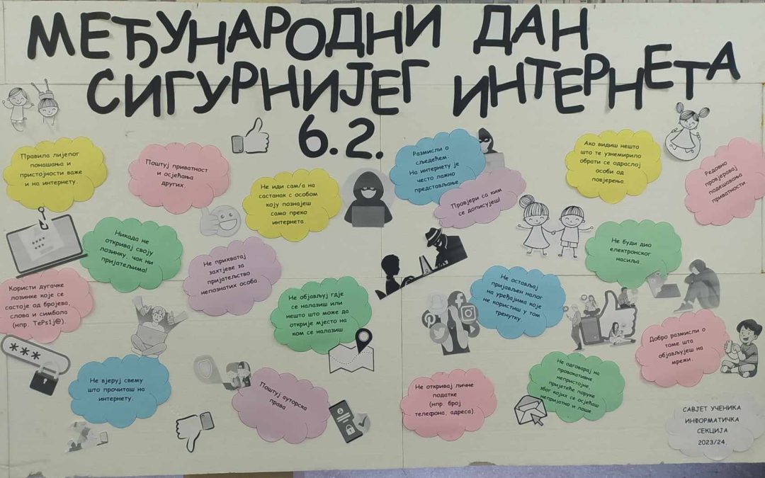 МЕЂУНАРОДНИ ДАН СИГУРНИЈЕГ ИНТЕРНЕТА